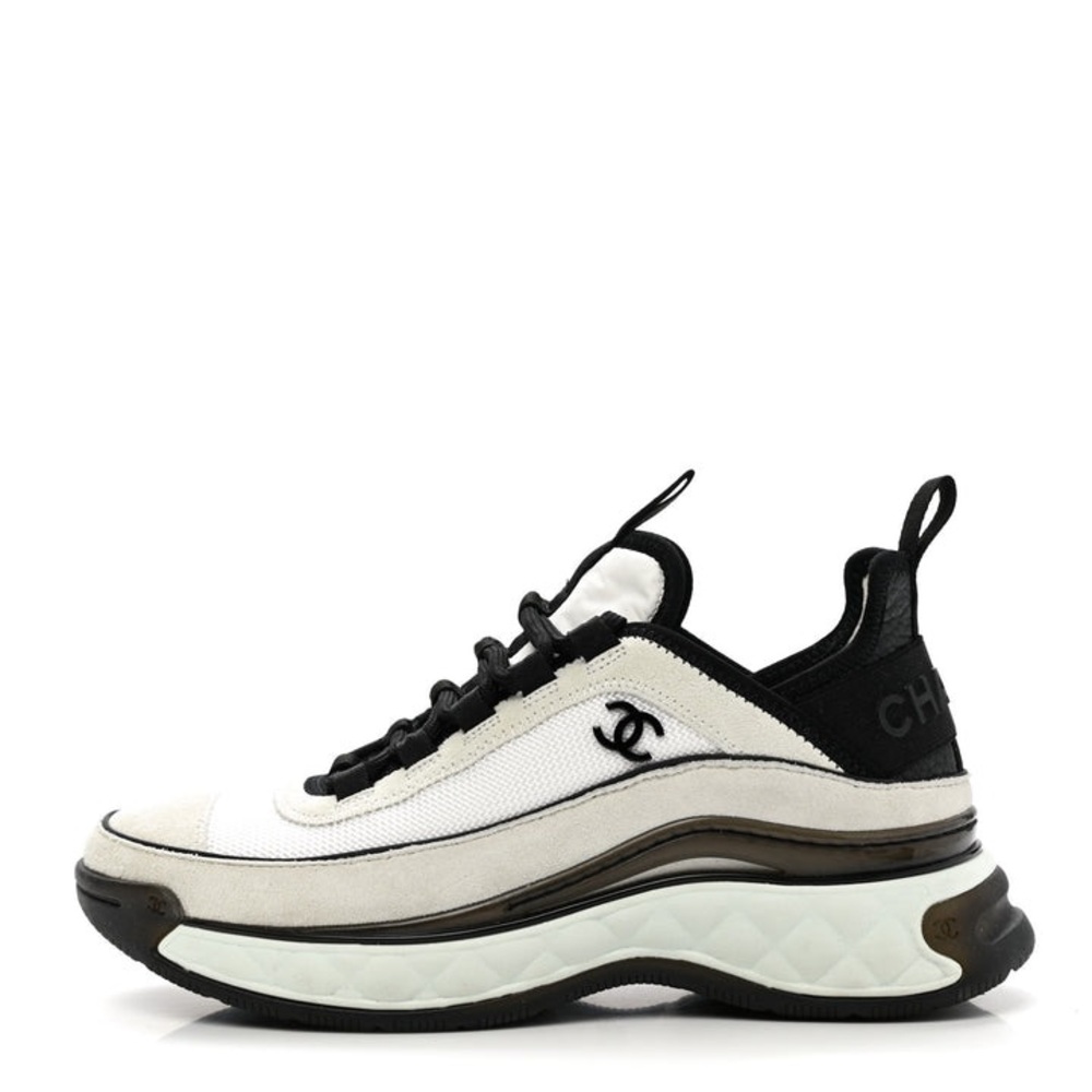 SOLD -- Chanel Black and White Sneakers